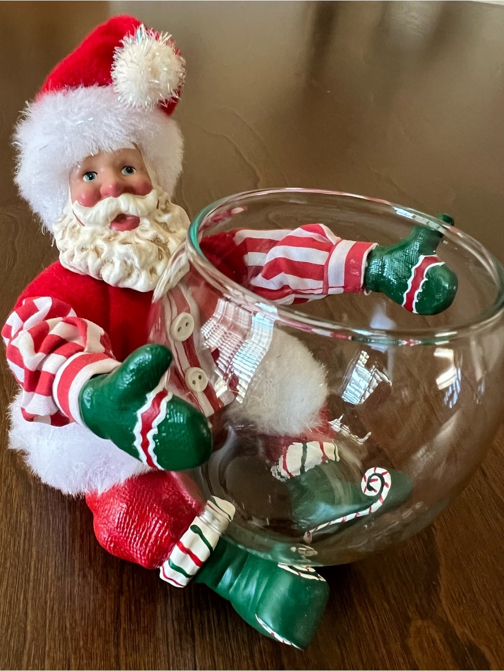 2001 Possible Dreams Santa Candle Holder #29028